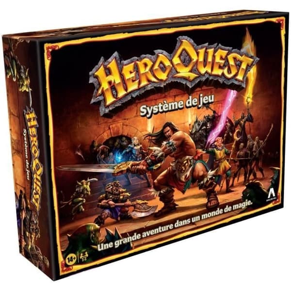 HeroQuest Game System - Fantastic Adventure Game Dungeon Styles - Board Game - Fra 14 år gammel, 2 til 5 spillere