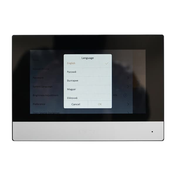 Indendørs Monitor, POE, Video Intercom