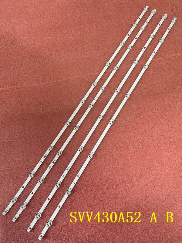 LED-taustavalonauha, yhteensopiva Toshiba 43V5863DG:n ja 43GS352B:n kanssa.