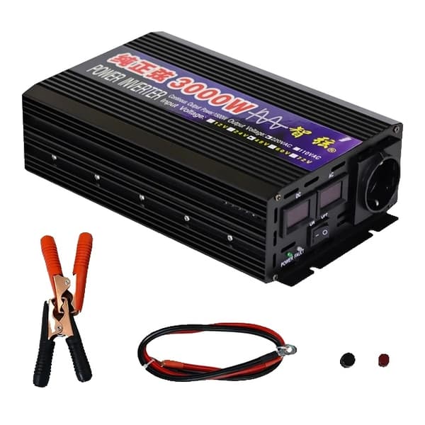 Effektomformer, 3000W, Ren Sinus Bølge