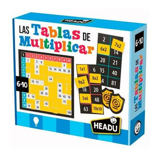 Lærerigt Spil HEADU Tablas de multiplicar (4 enheder)