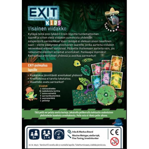 EXIT Kids - Krångliga djungeln - barnens flyktrumspel