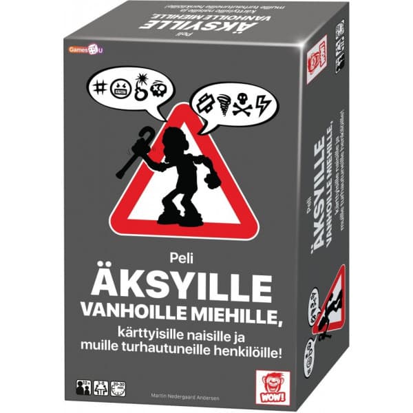 Peli äksyille vanhoille miehille, kärttyisille naisille ja muille kaavoihin kangistuneille henkilöille! -partypeli