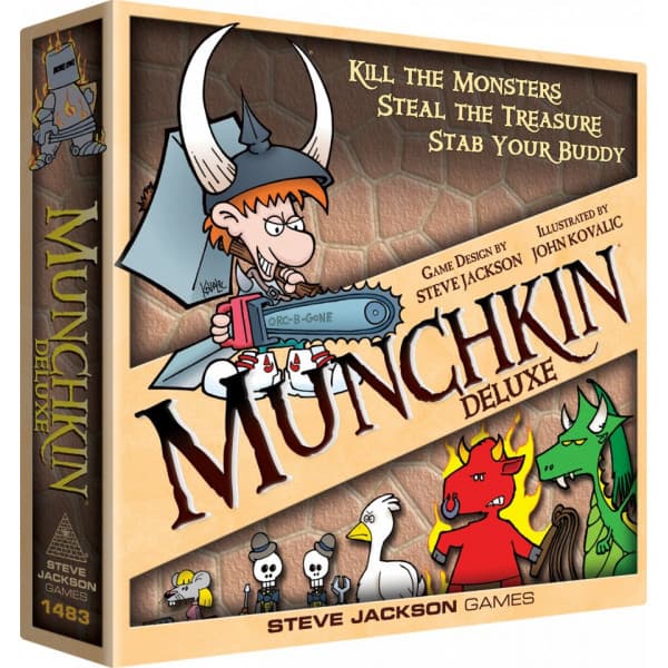 Munchkin Deluxe -strategiapeli (ENG)