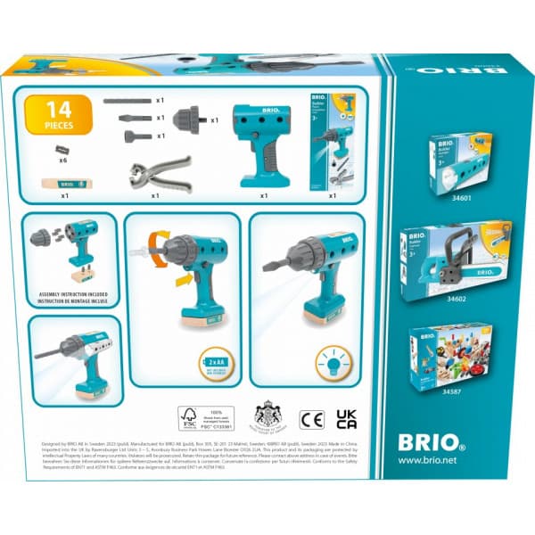BRIO Builder 34600 - Byggsats skruvmejsel