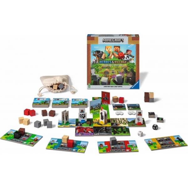 Minecraft Heroes - Save The Village -lautapeli