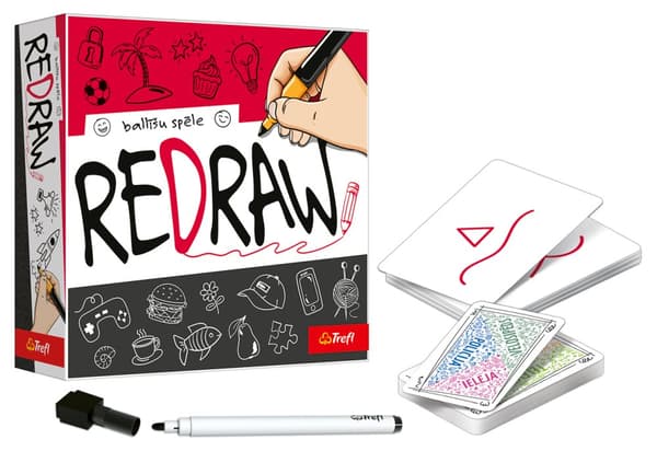 TREFL Board game Redraw (in Latvian lang.)