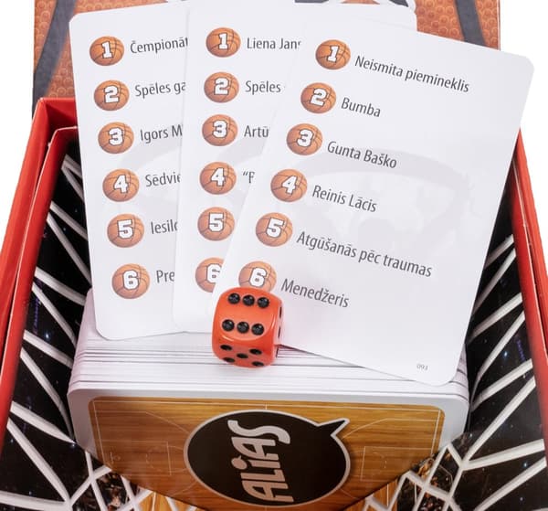 TACTIC Boardgame Alias: Basketball (In Latvian lang.)