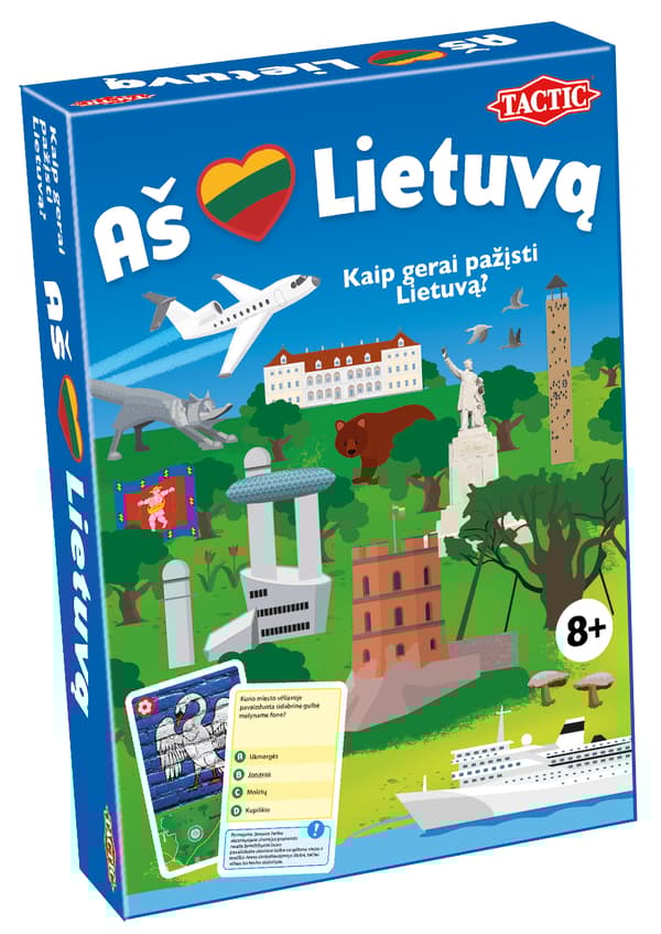 TACTIC Board game I Love Lithuania (In Lithuanian lang.)