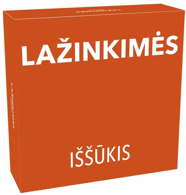 TACTIC Board game Wanna bet challenge (In Lithuanian lang.)