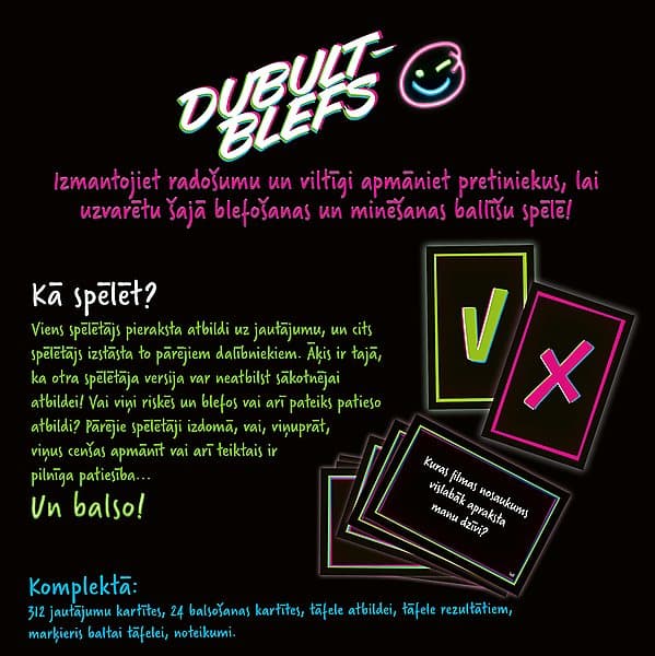 TREFL Board game Double bluff (In Latvian lang.)