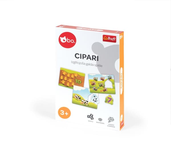 bo. Educational board game "Numbers" (In Latvian lang.)