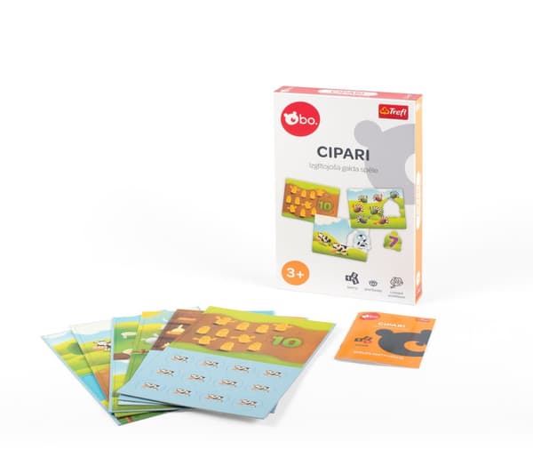 bo. Educational board game "Numbers" (In Latvian lang.)