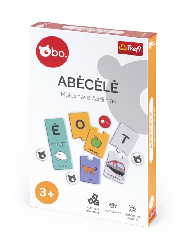 bo. Educational board game "Alphabet" (In Lithuanian lang.)