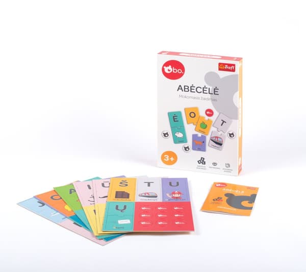 bo. Educational board game "Alphabet" (In Lithuanian lang.)