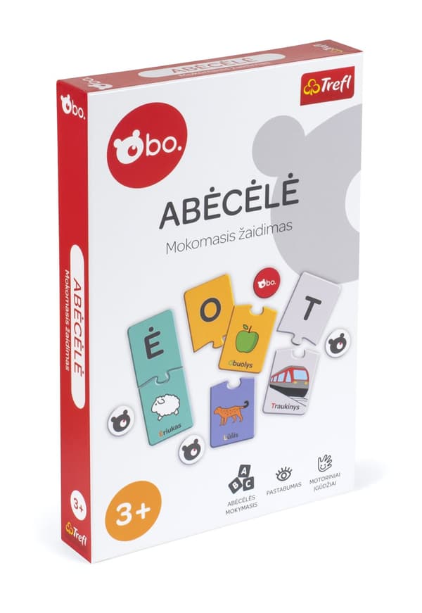 bo. Educational board game "Alphabet" (In Lithuanian lang.)