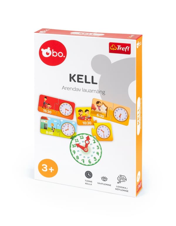 bo. Educational board game "Clock" (In Estonian lang.)