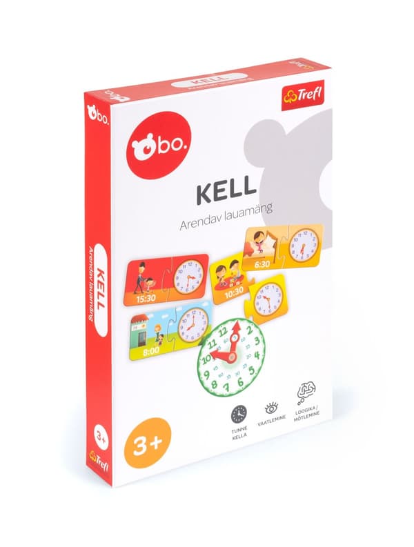 bo. Educational board game "Clock" (In Estonian lang.)