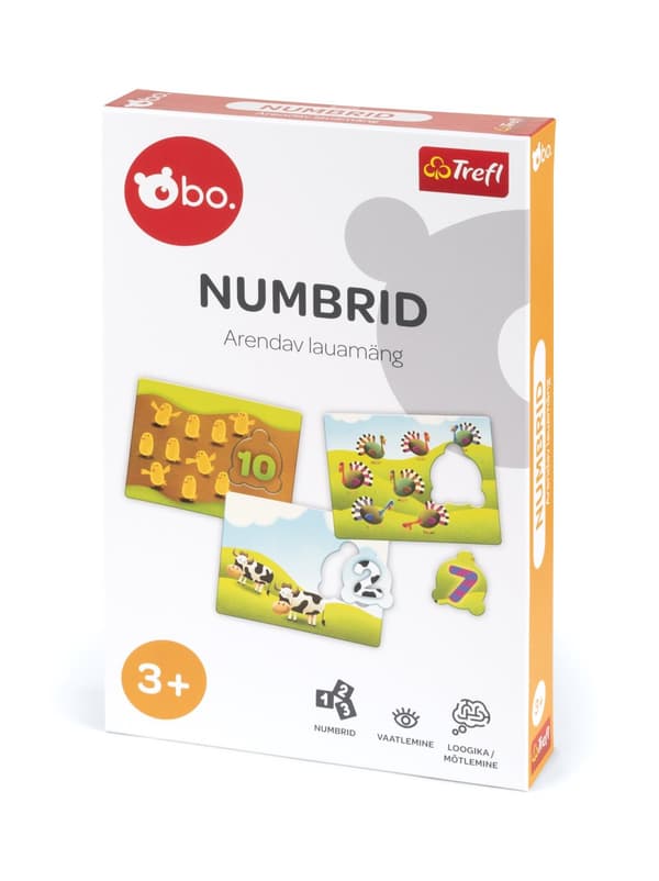 bo. Educational board game "Numbers" (In Estonian lang.)