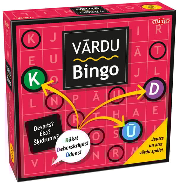 TACTIC Boardgame Word Bingo (In Latvian lang.)