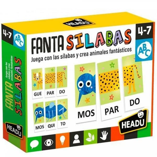 Pædagogisk spil HEADU Fantasílabas (4 enheder)