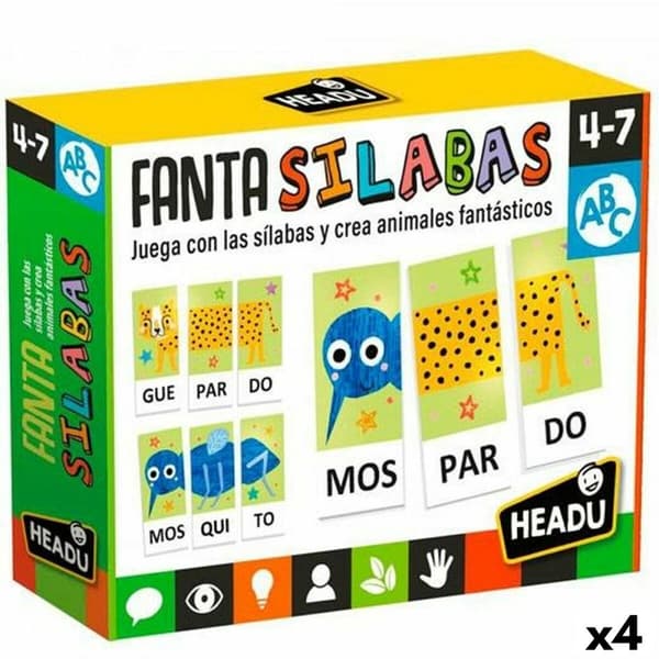 Pædagogisk spil HEADU Fantasílabas (4 enheder)