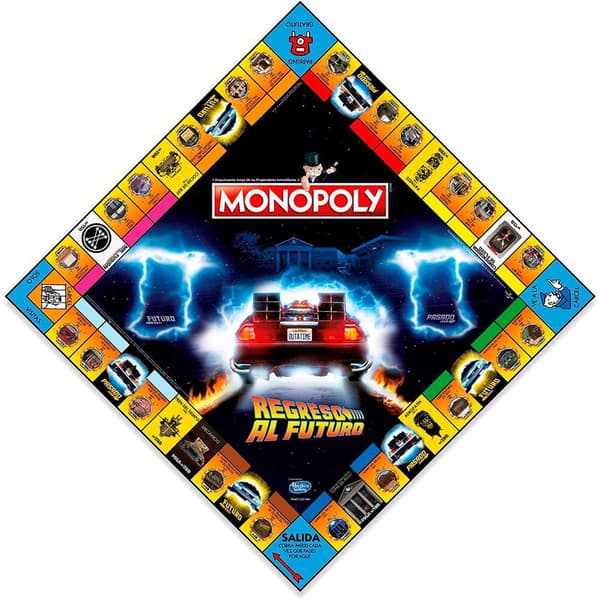 Monopoly Pöytäpelit Takaisin Tulevaisuuteen Monopoly Monivärinen