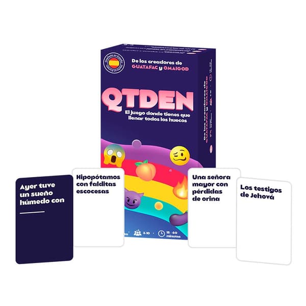 Asmodee Kortspel Qtden Flerfärgad