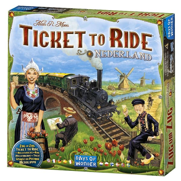 Days Of Wonder Seikkailijat Lautapeli Al Tren! Países Bajos Kultainen
