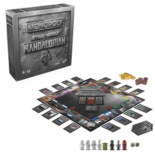 Hasbro The Mandalorian Star Wars Bordspil Monopoly Søvfarvet