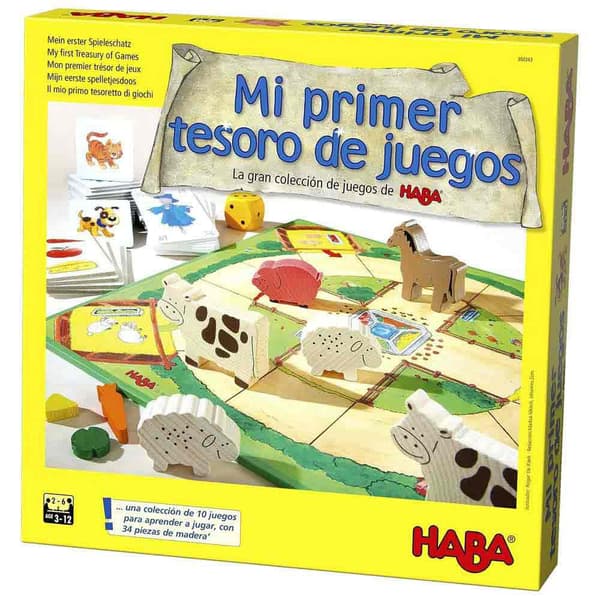Haba Mit Første Spil Treasure Brætspil Flerfarvet