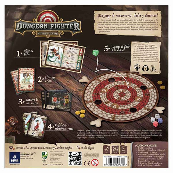 Devir Iberia Dungeon Fighters 2 Ed. Lauta Peli Monivärinen