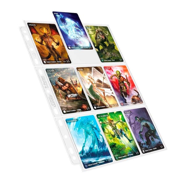 Ultimate Guard Paket 100 9 Ficka Ark Styrelse Spel Durchsichtig