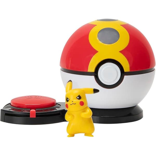 Jazwares Pokémon Bordspil Surprise Attack Game Rød