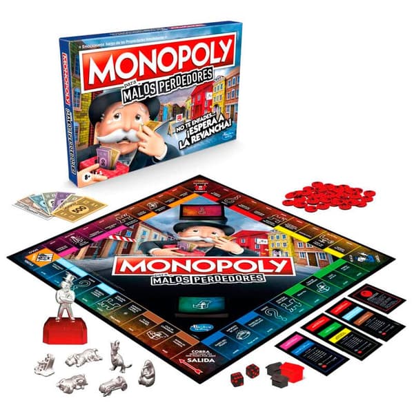 Monopoly Malos Perdedores Flerfarvet