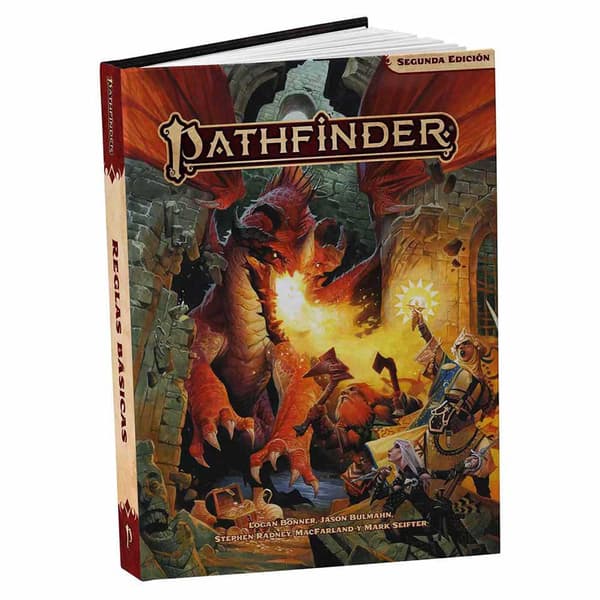 Devir Iberia Pathfinder 2:a Ed. Grundläggande Bok Ficka Styrelse Spel Flerfärgad