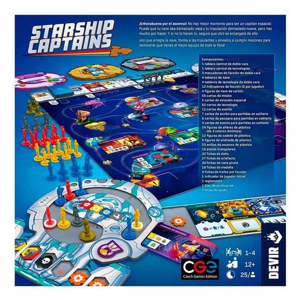 Devir Iberia Brädspel Starship Captains Guld