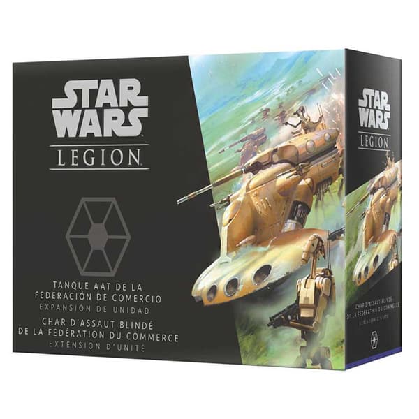 Asmodee Lautapeli Star Wars Legion Tanque Aat De La Federación De Comercio Monivärinen