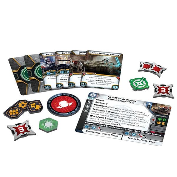 Asmodee Brädspel Star Wars Legion Tanque De Asalto Ocupador Tx-225 Flerfärgad