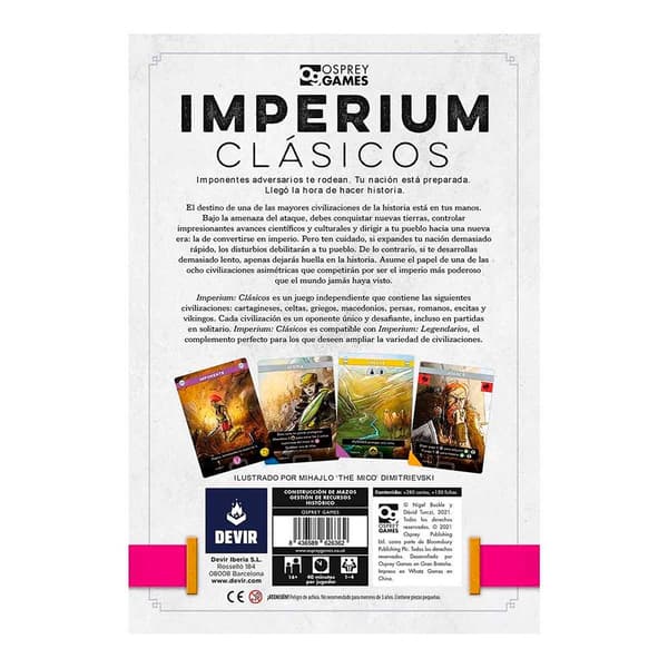 Devir Iberia Klassisk (Återutgivning) Brädspel Imperium Rosa