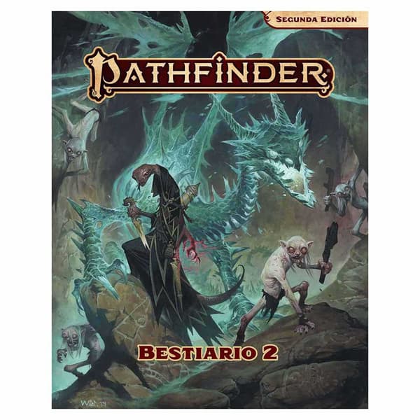 Devir Iberia Pathfinder 2:a Ed. Bestiary 2 Styrelse Spel Flerfärgad