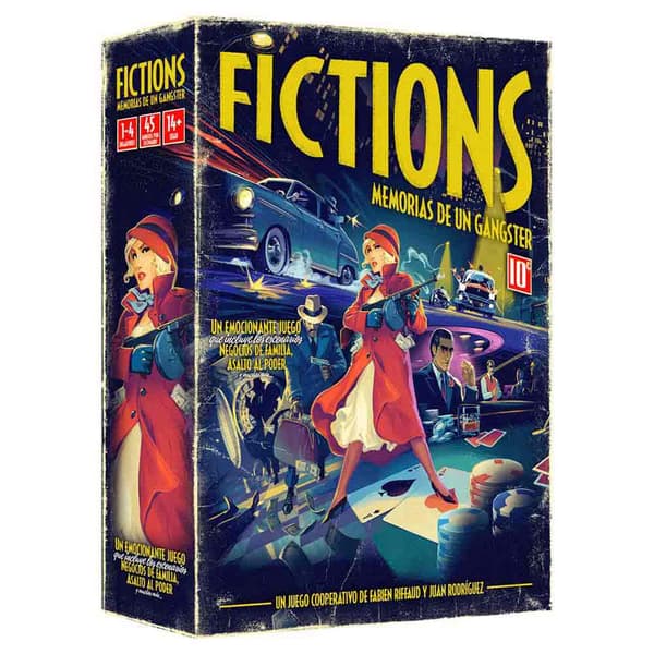 Ludonova Brädspel Fictions: Memorias De Un Gangster Flerfärgad