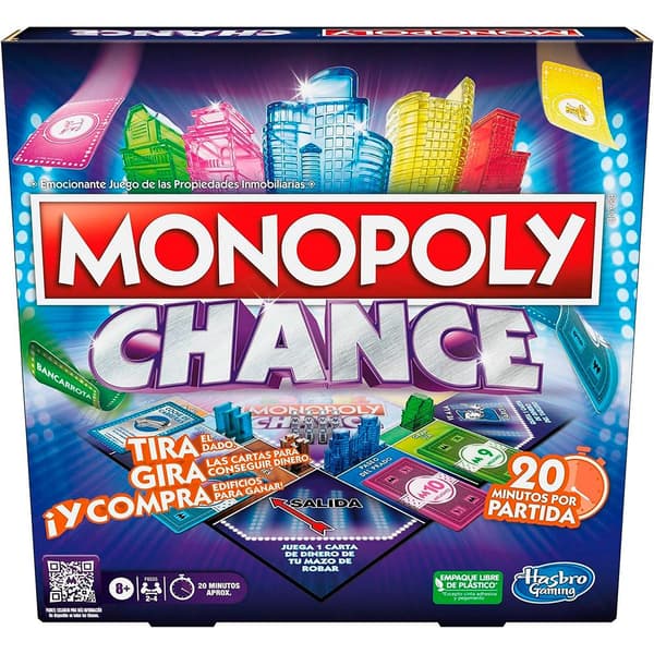 Hasbro Lautapeli Monopoly Chance Monivärinen