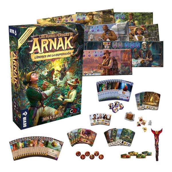 Devir Iberia Arnak´s Lost Ruins Expedition Leaders Brädspel Exp Flerfärgad