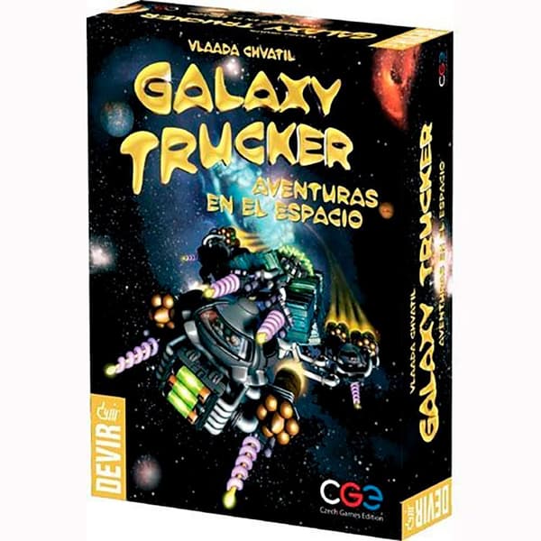 Devir Iberia Ny Udgave Brætspil Galaxy Trucker Gylden