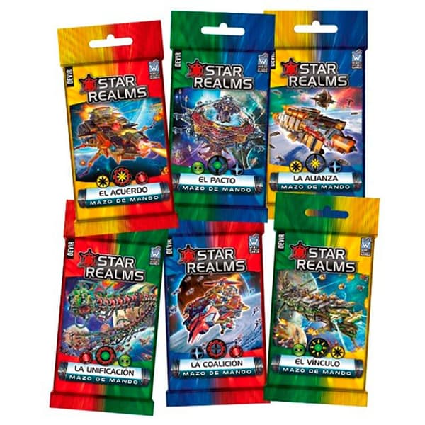 Devir Iberia Kommando Laver Brætspil Star Realms- Flerfarvet