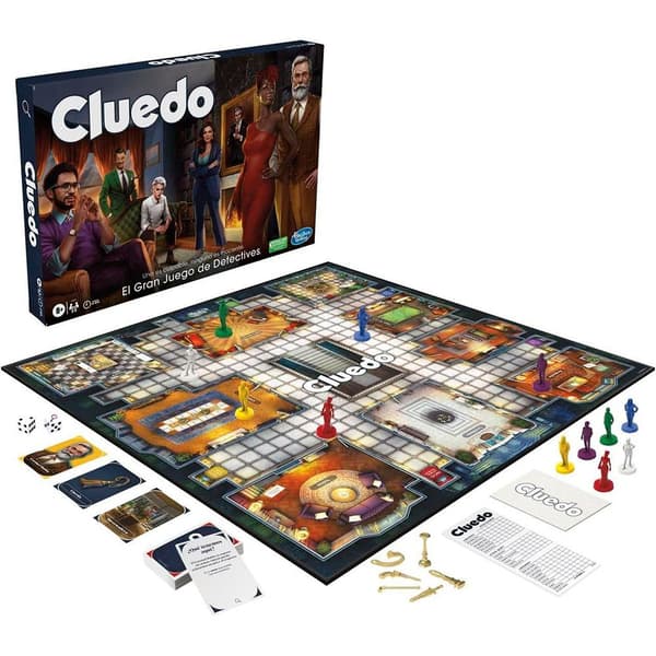 Hasbro Brætspil Cluedo Refresh Flerfarvet