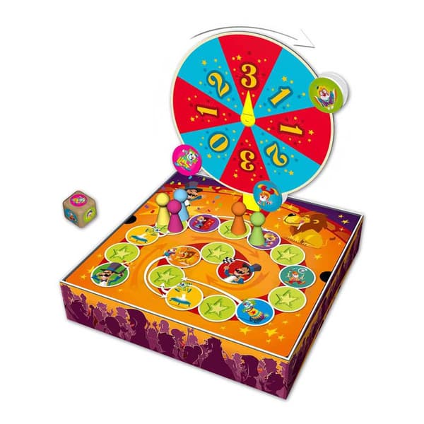 Asmodee Brætspil Spin Circus Gylden