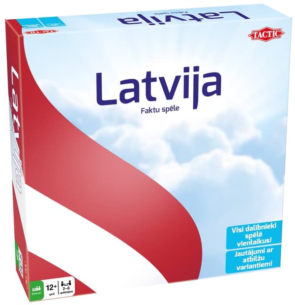 TACTIC Board Game "Latvia" (in Latvian lang.)