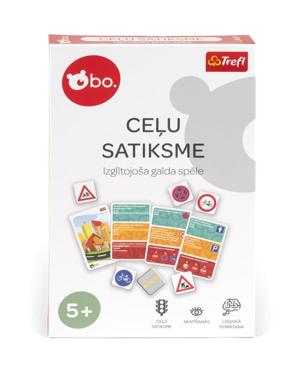 bo. Educational board game "Road traffic" (In Latvian lang.)